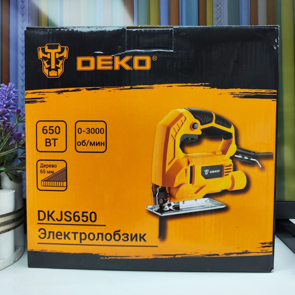 Лобзик электрический DEKO DKJS650 650 Вт, 3000 об/мин, регулировка оборотов