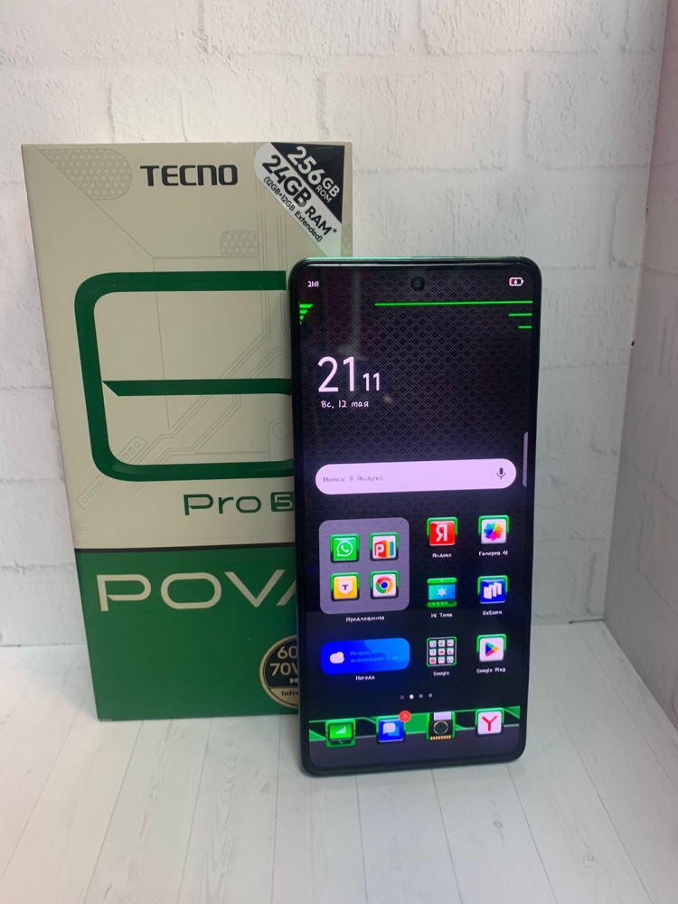 Мобильный телефон Tecno POVA 6 Pro 256gb